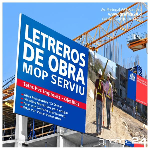 LETREROS PARA OBRAS DE CONSTRUCCION
