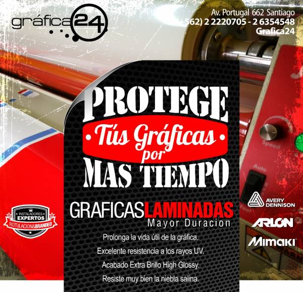 PUBLICIDAD GRÁFICA LAMINADA 