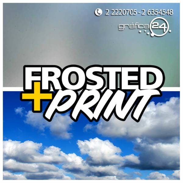 FILM FROSTED IMPRESO Y DECORATIVO