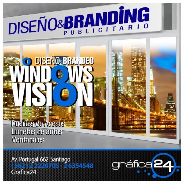 VINILO PERFORADO WINDOW VISION
