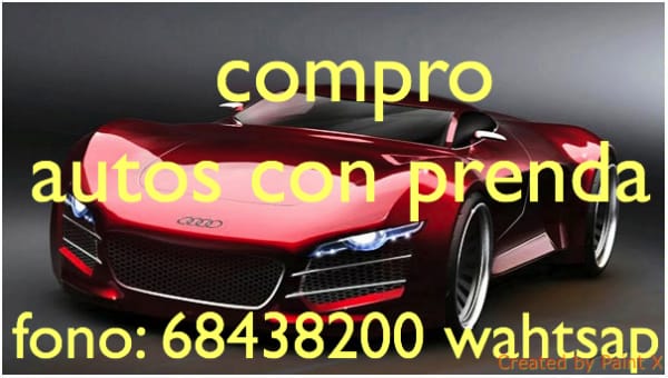 COMPRO AUTO CON PRENDA 