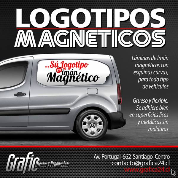 LOGOTIPOS MAGNÉTICOS PARA VEHÍCULOS