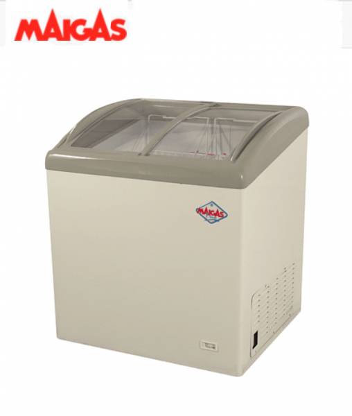 COGELADORA 160 LTS VIDRIO CURVO 