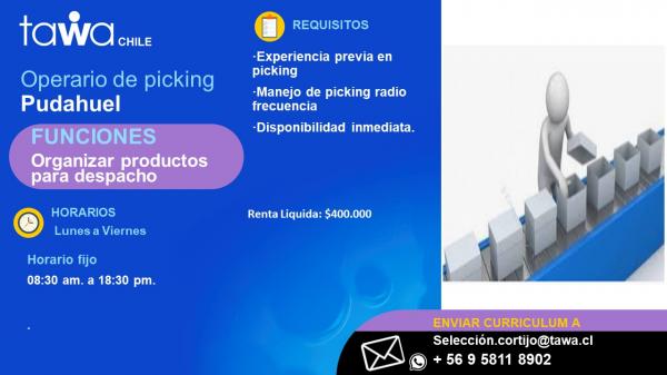 OPERARIOS/AS PICKING