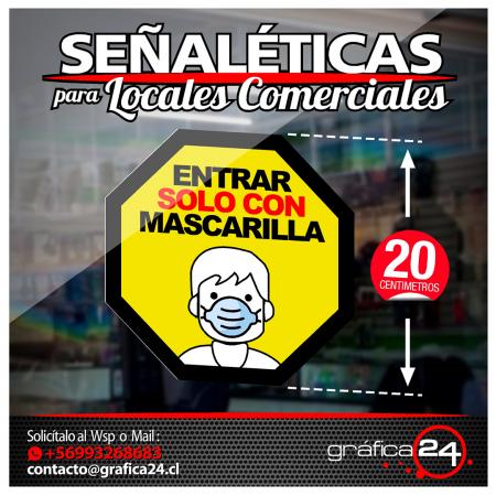 SEÑALÉTICA USO OBLIGATORIO MASCARILLA