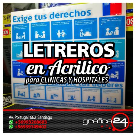 LETRERO DEBERES Y DERECHOS DEL PACIENTE