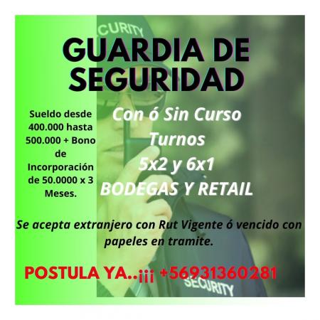 GUARDIA DE SEGURIDAD BODEGAS FALABELLA