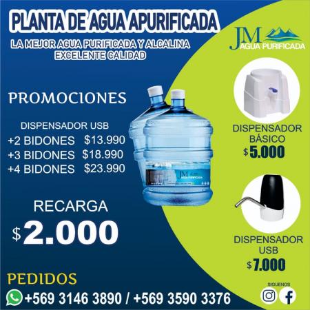 AGUA PURIFICADA Y ALCALINA 