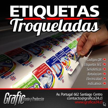 ETIQUETAS ADHESIVAS TROQUELADAS