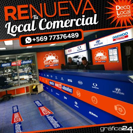 RENOVACION GRAFICA DE TIENDA COMERCIAL