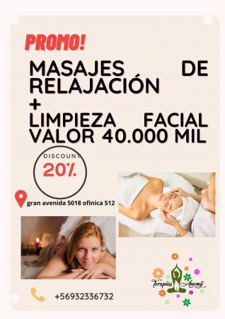 MASAJES DE RELAJACION DESCONTRACTURANTE 