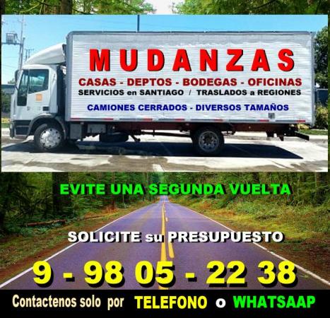 MUDANZAS / SANTIAGO - REGIONES / 2022