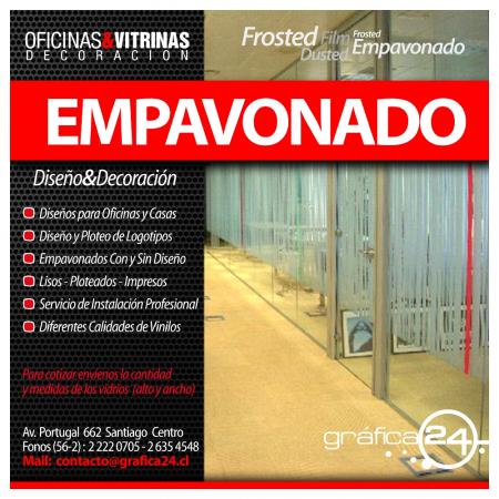 VINILO EMPAVONADO DECORATIVO DE OFICINAS