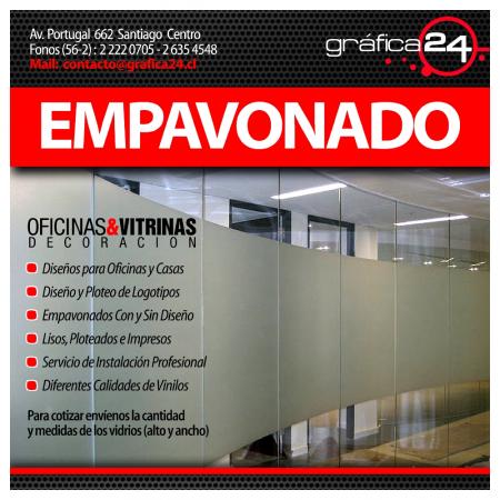 EMPAVONADO MAMPARAS DE OFICINAS 