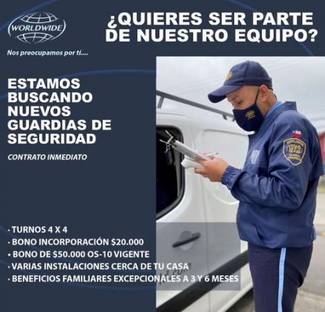 GUARDIAS PARA PROVIDENCIA $550.000
