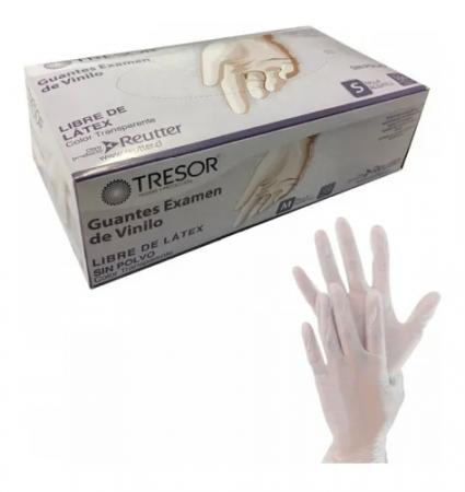 GUANTES VINILO TALLA M 100 UNIDADES