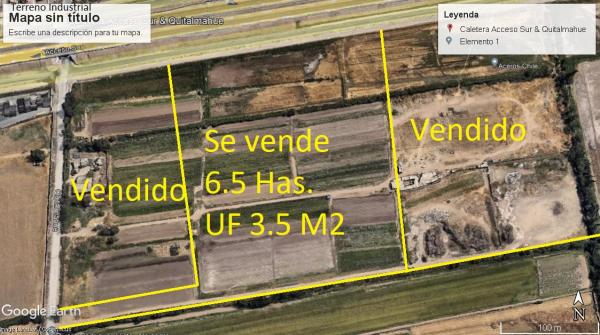 SE VENDE TERRENO INDUSTRIAL PUENTE ALTO