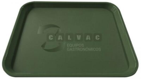 Bandeja de Plástico Rectangular Verde