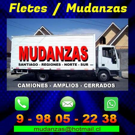 CAMIONES PARA FLETES EN SANTIAGO A REGIONES