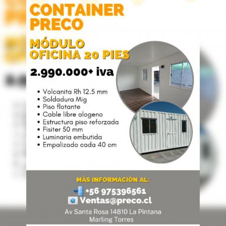 CONTAINER OFICINA, BODEGA, HABITACIONAL, BAÑOS, 