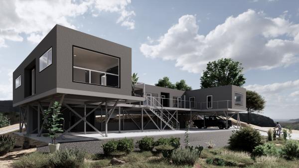 CONSTRUIMOS CASAS MEDITERRANEAS EN VIMOD CHILE  