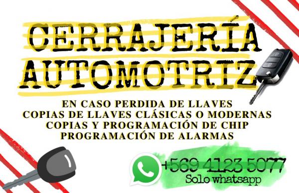 COPIA O PROGRAMACIÓN DE LLAVES CON O SIN CHIP