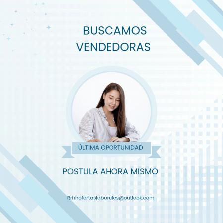 VENDEDORES Y VENDEDORAS 
