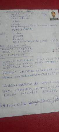 BUSCO TRABAJO COMO , NOCHERO, PARTIME