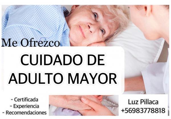 ME OFREZCO CUIDADO DE ADULTOR MAYOR