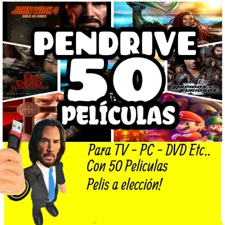 50 PELÍCULAS EN PENDRIVE