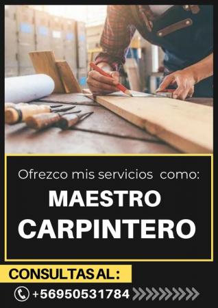 OFREZCO MIS SERVICIOS COMO MAESTRO CARPINTERO
