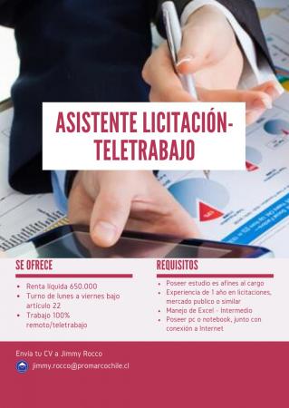ASISTENTE DE LICITACION