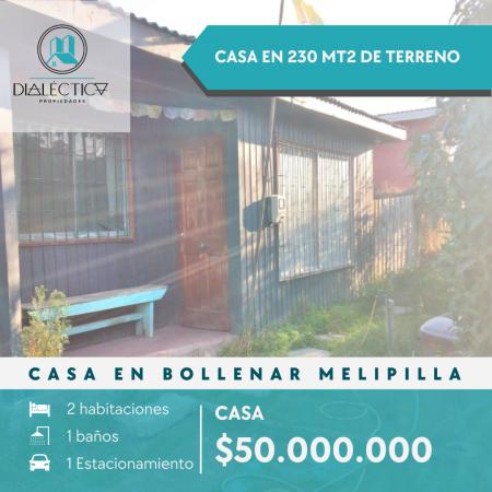SE VENDE CASA EN BOLLANAR URBANIZADA