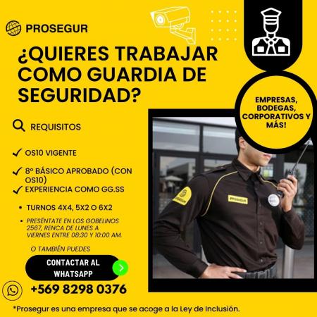 SE BUSCA GUARDIA 5X2 ROTATIVO LA DEHESA