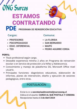 PROFESOR, PSICOPEDAGOGO, TEO, EDUCADOR DIFERENCIAL