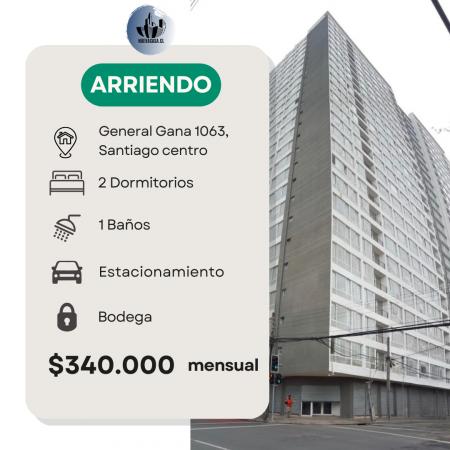 ARRIENDO DEPTO. GENERAL GANA 1063