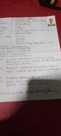 BUSCO TRABAJO COMO NOCHERO, PARTIME 