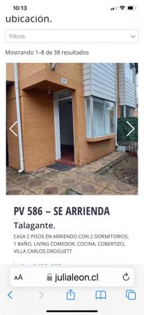 CASA VILLA CARLOS DROGUETT TALAGANTE 