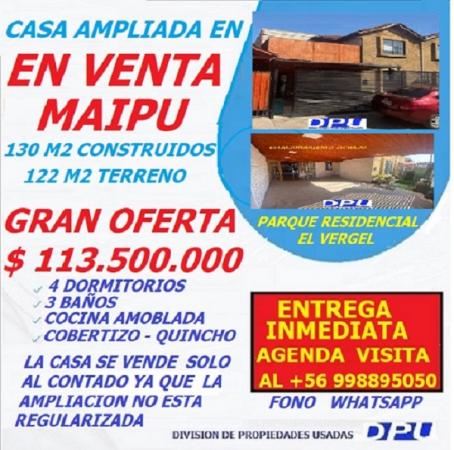 GRAN OPORTUNIDAD COMPRA POR 13O M2 COSTRUIDOS