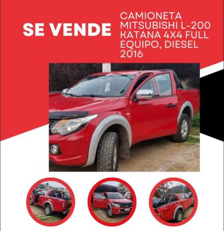 CAMIONETA 4X4 - KATANA L-200 - 2016