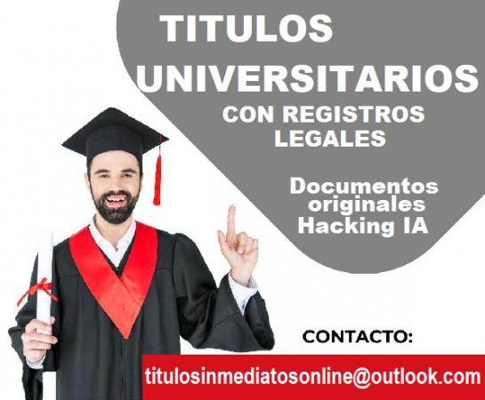 TÍTULOS UNIVERSITARIOS Y TÉCNICOS EN LINEA
