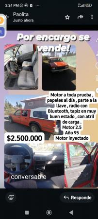 VENDO CAMIONETA CHEVROLET LUV AÑO 95