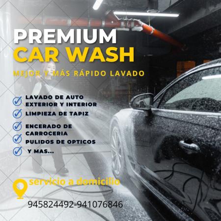 LAVADO Y ENCERADO DE AUTO 