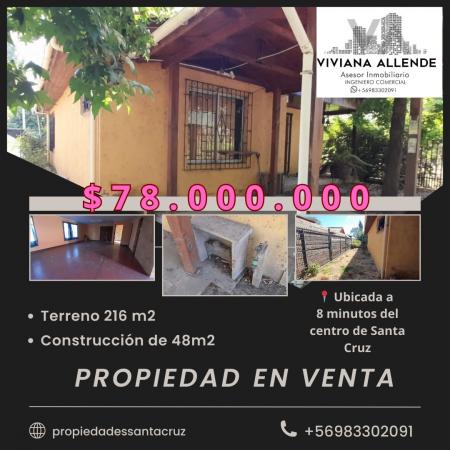 VENDO PROPIEDAD CIUDAD SANTA CRUZ