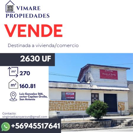 VENDO PROPIEDAD LUIS GONZÁLEZ 