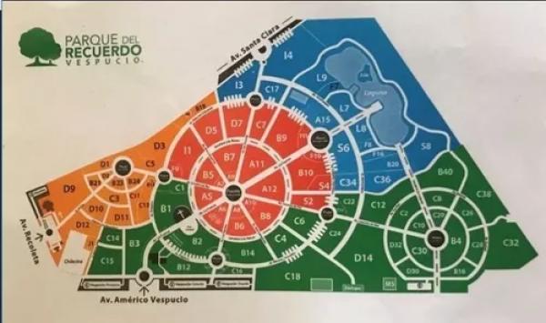 SEPULTURA PARQUE DEL RECUERDO AMÉRICO VESPUCIO