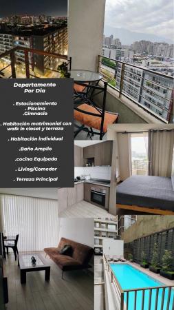 ARRIENDO DEPARTAMENTO AMOBLADO POR DÍAS 