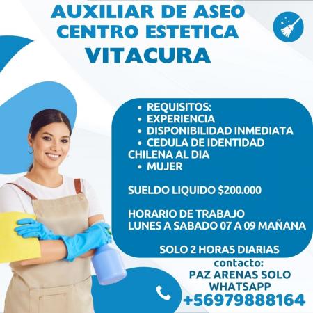 AUXILIAR DE ASEO PART TIME