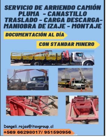 CAMIONES CON ESTARDAR MINERO GRUAS