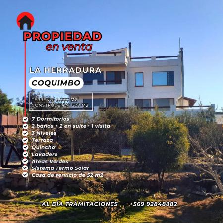 TERRENO CON CASAS, LA HERRADURA COQUIMBO